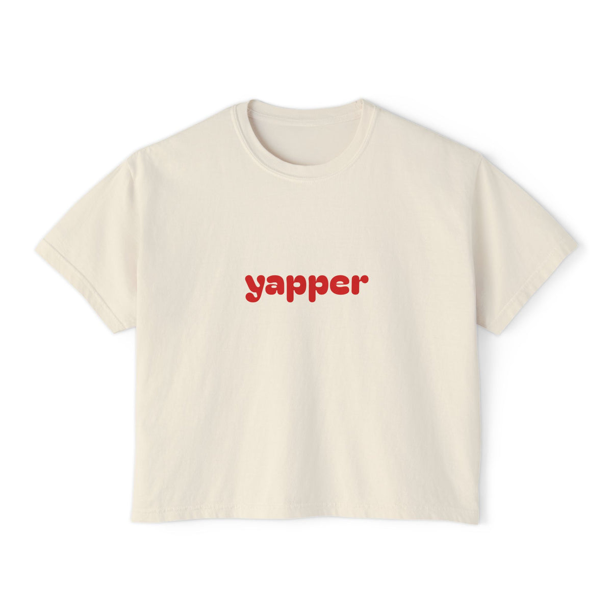 Yapper retro logo boxy tee, photo 2