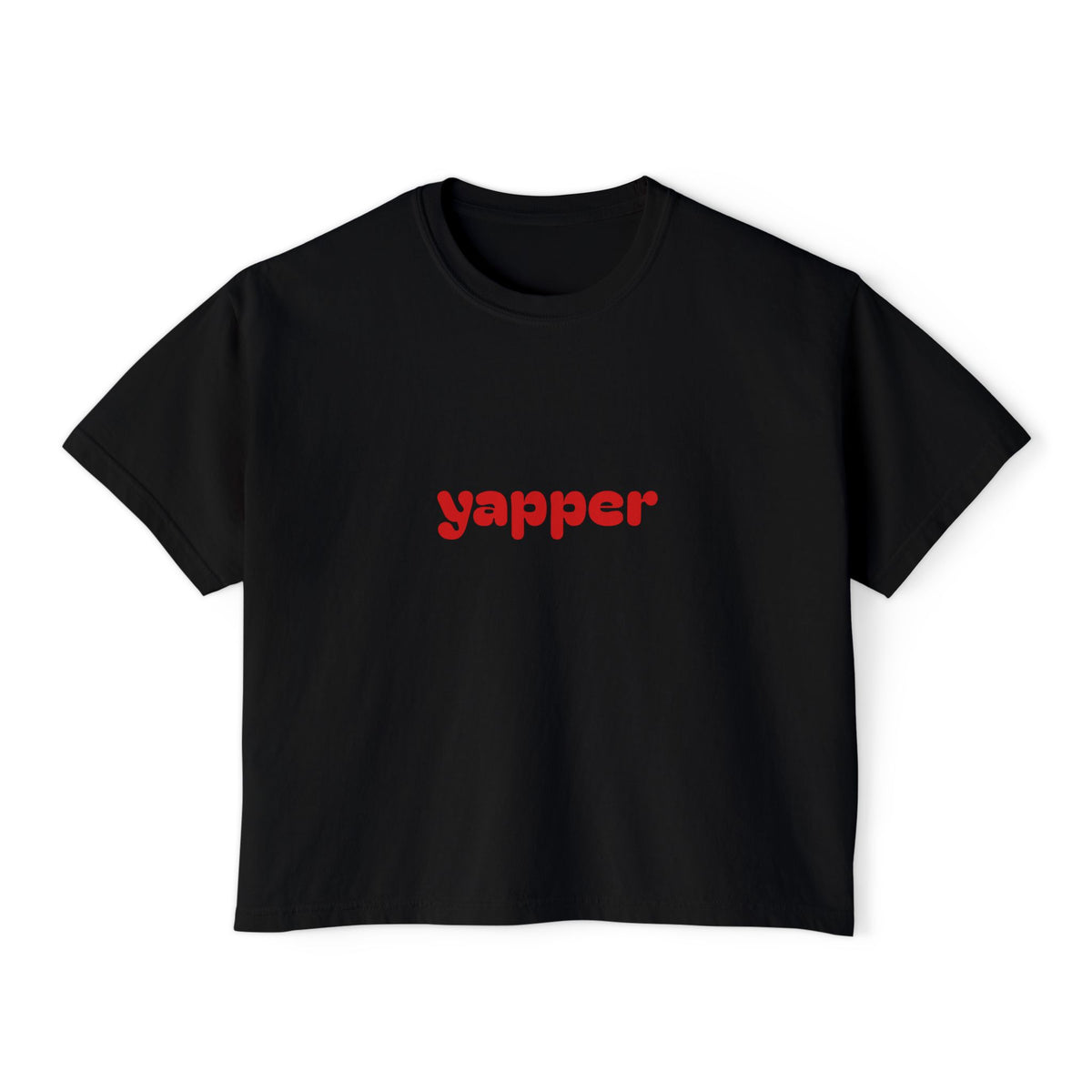 Yapper retro logo boxy tee, photo 4