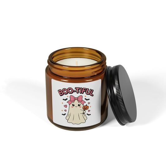 Halloween Boo-tiful Soy Candle in Amber Jar - image 2