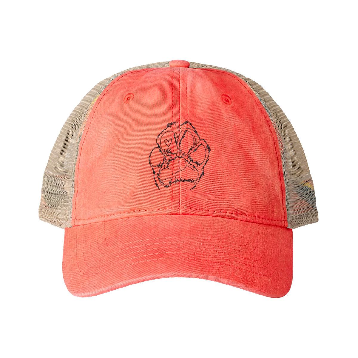 Washed Mesh-Back Cap