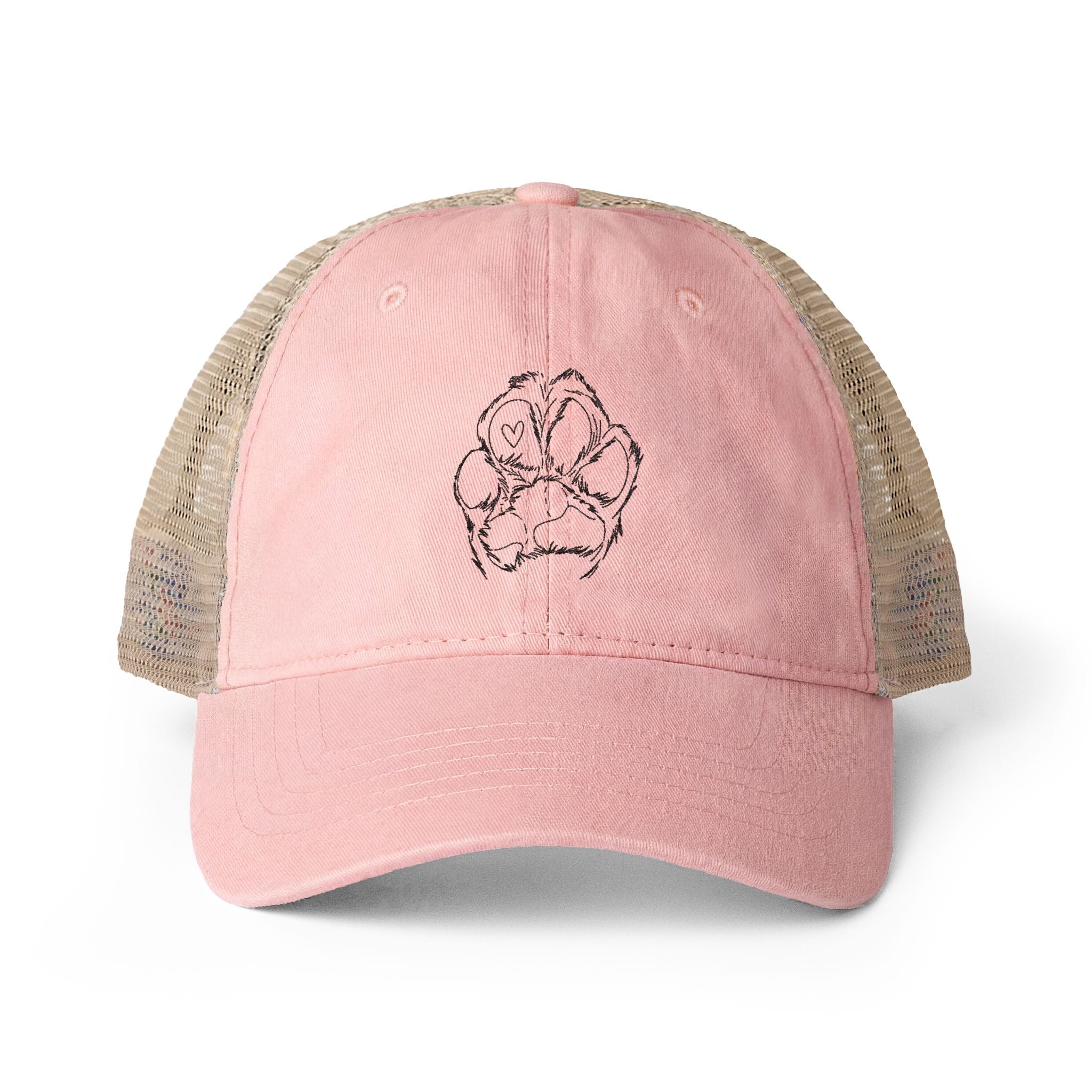 Washed Mesh-Back Cap