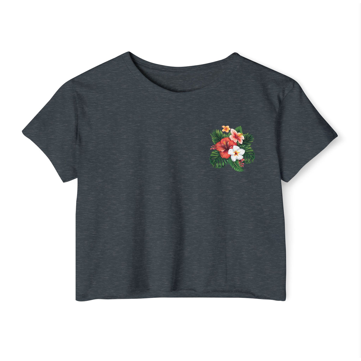 Floral tropical pocket print crop top, photo 16