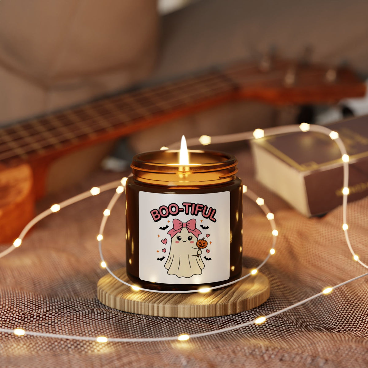 Halloween Boo-tiful Soy Candle in Amber Jar - image 3