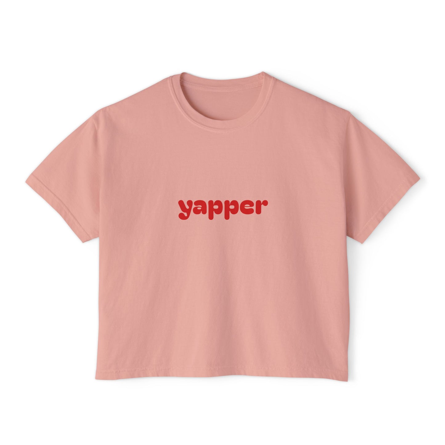 Yapper Retro Logo Women’s Boxy Tee
