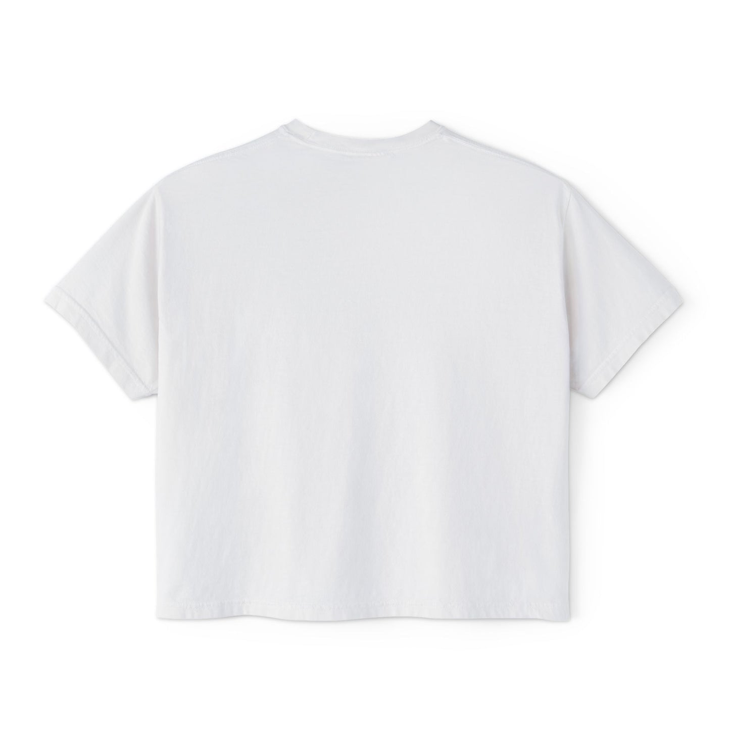 Money Graphic Boxy Tee — Women's Cropped Cash Lettering T‑Shirt