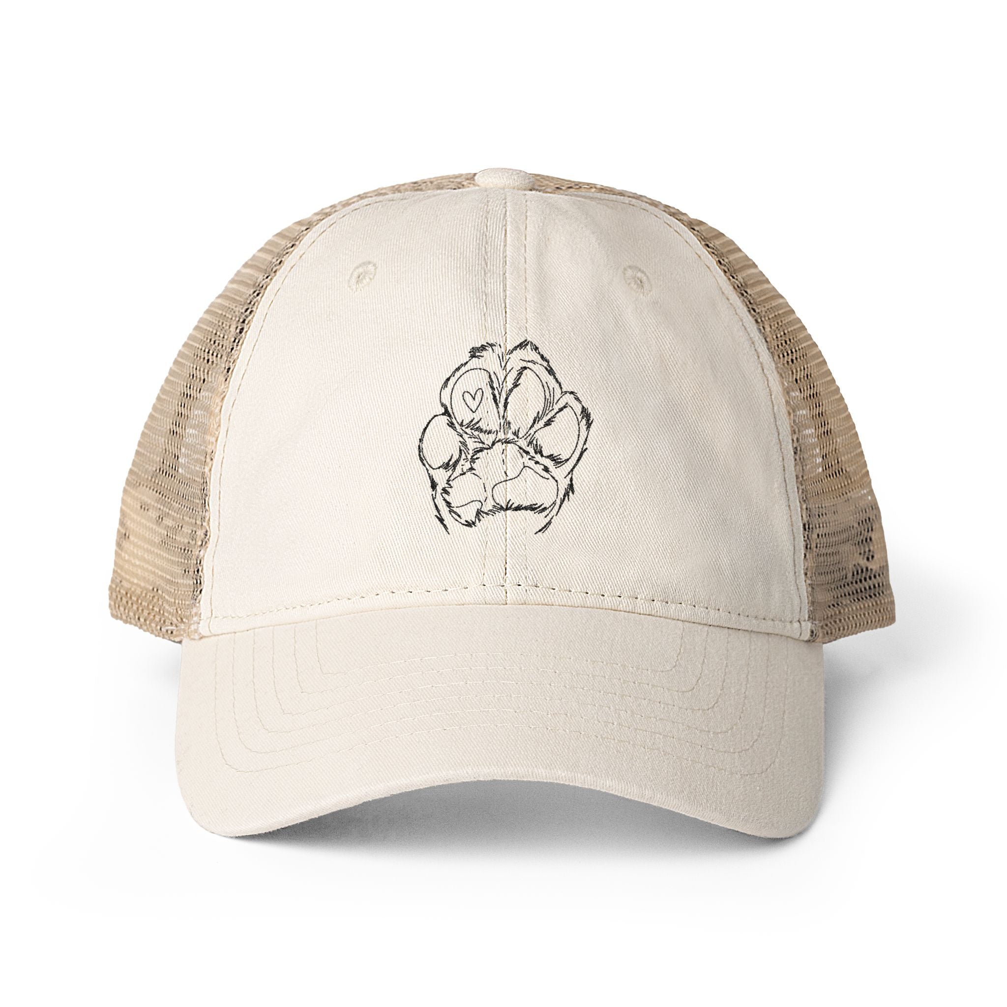 Washed Mesh-Back Cap