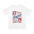 America 1776 T‑Shirt — Land of the Free Patriotic Tee