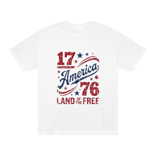 America 1776 T‑Shirt — Land of the Free Patriotic Tee