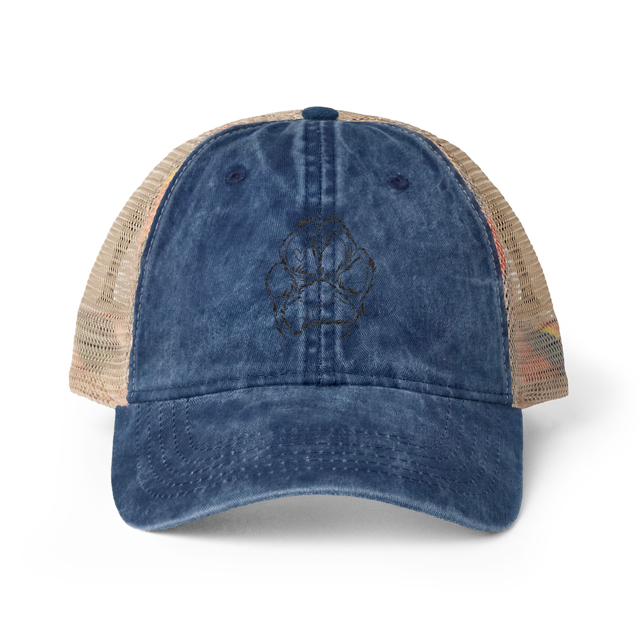 Washed Mesh-Back Cap