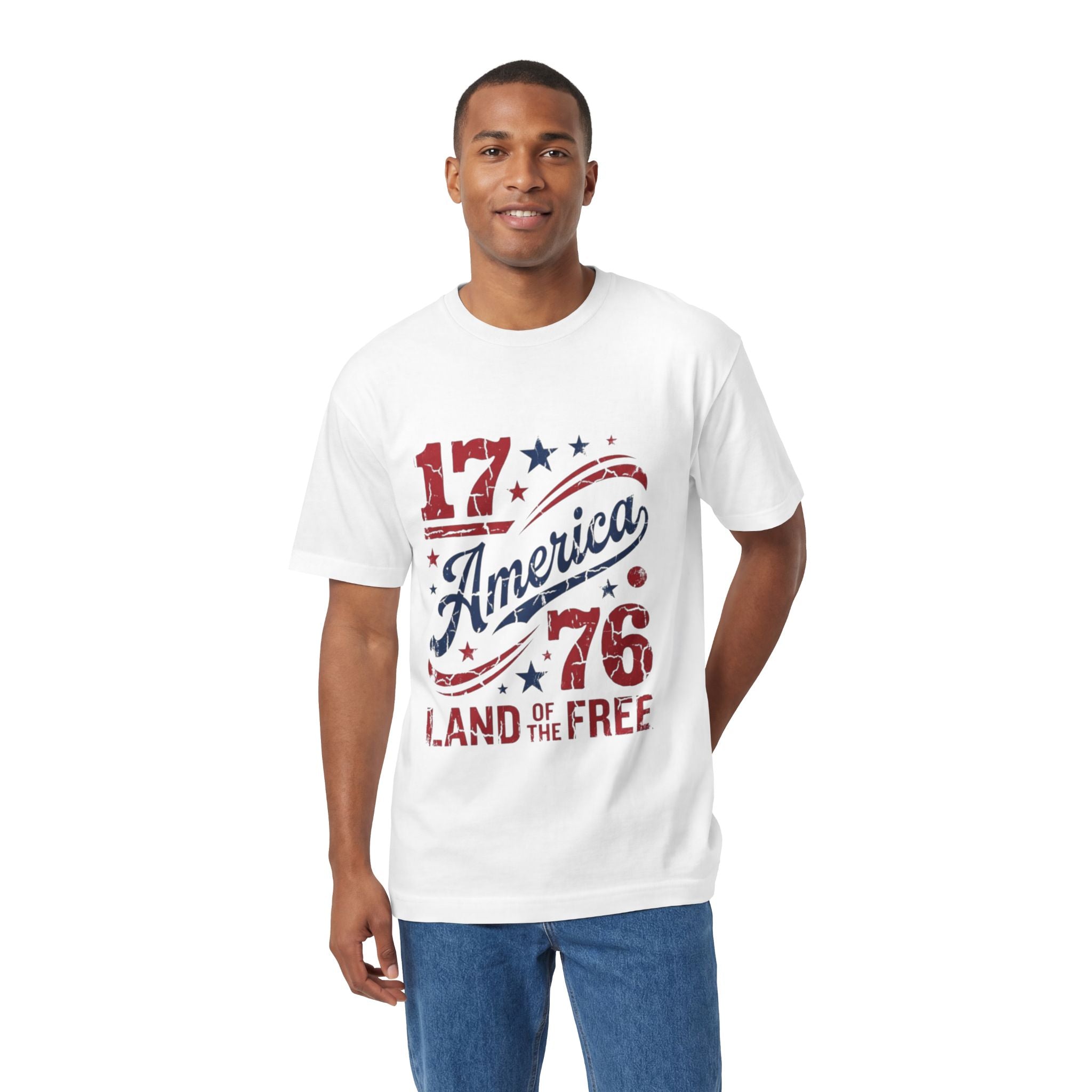 America 1776 T‑Shirt — Land of the Free Patriotic Tee