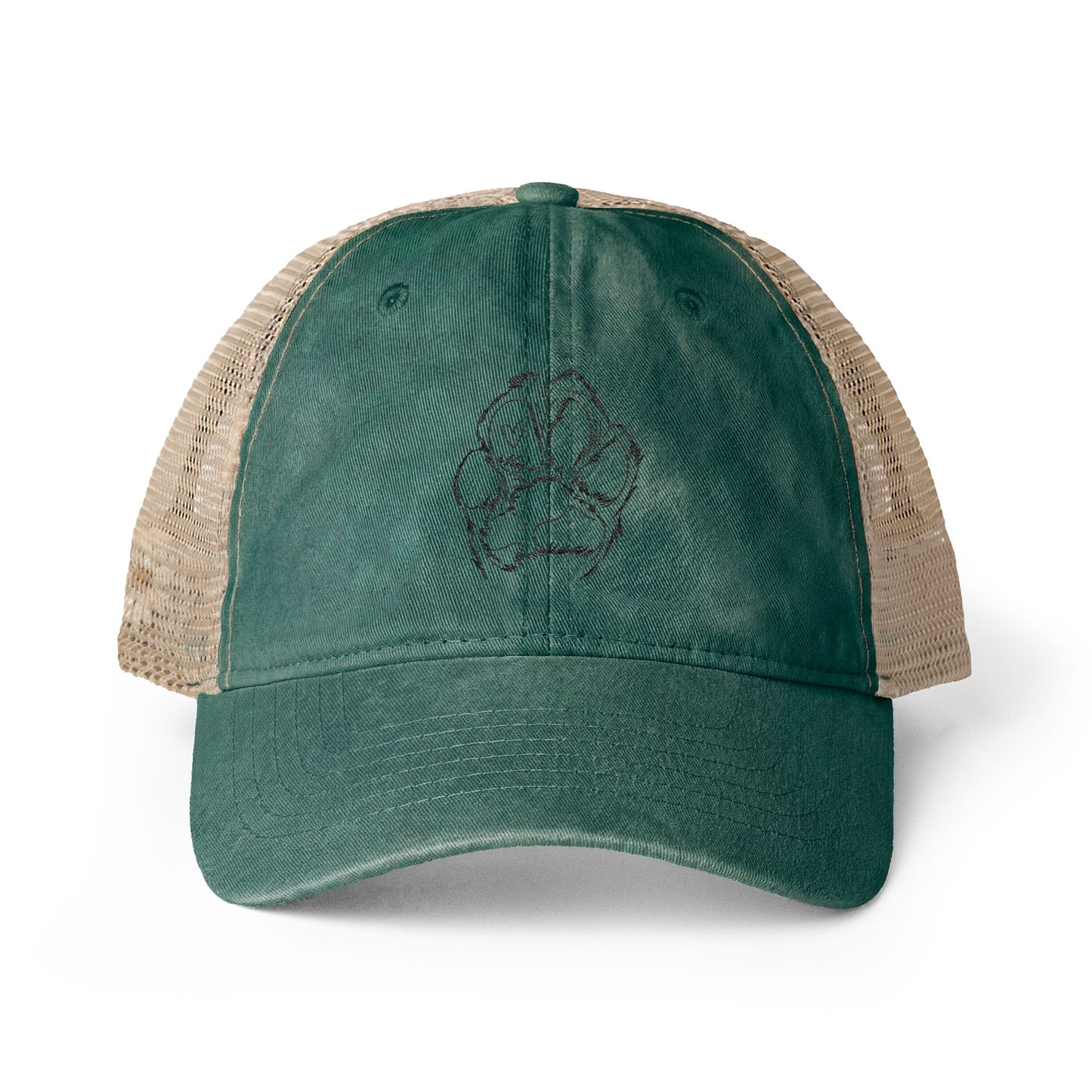 Washed Mesh-Back Cap