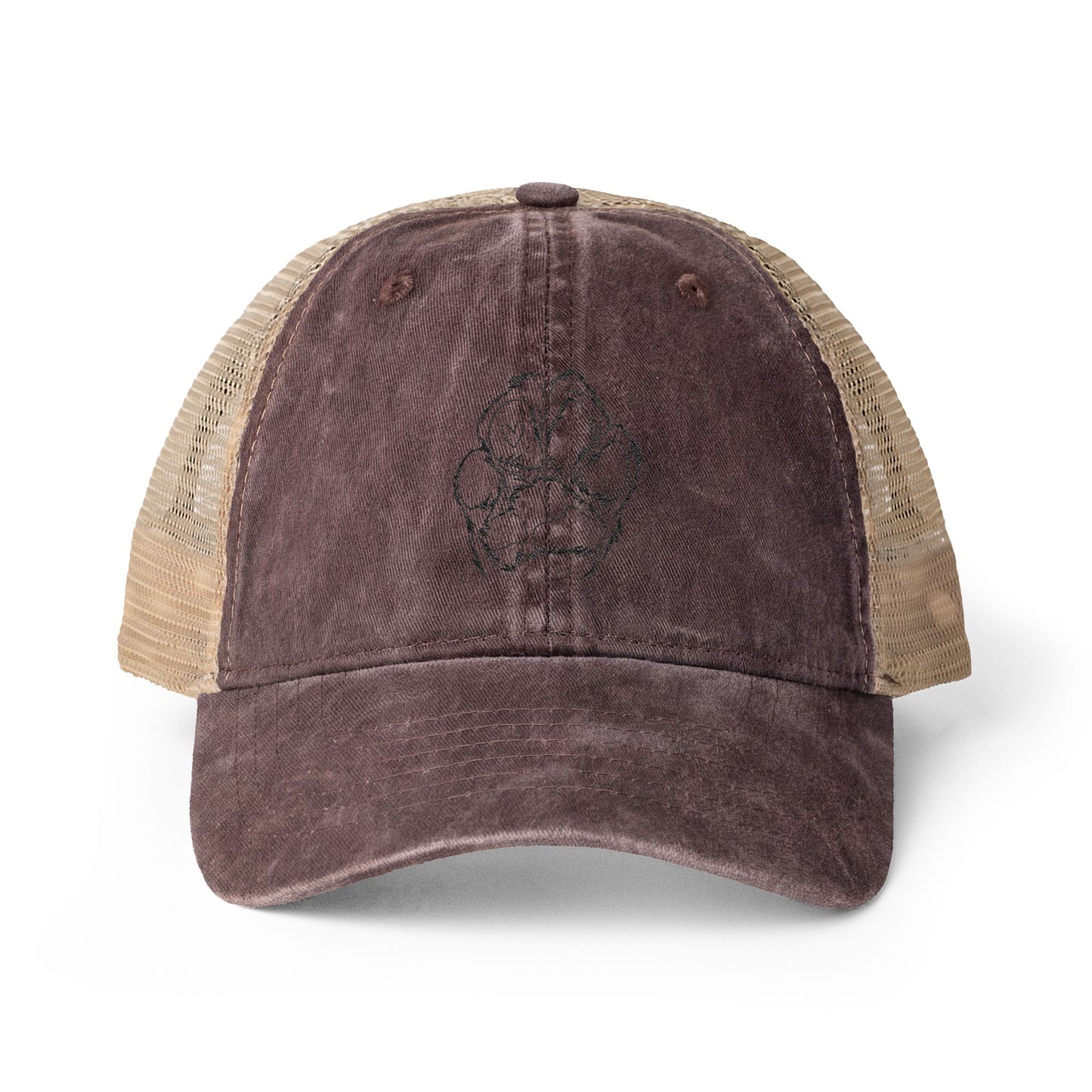 Washed Mesh-Back Cap