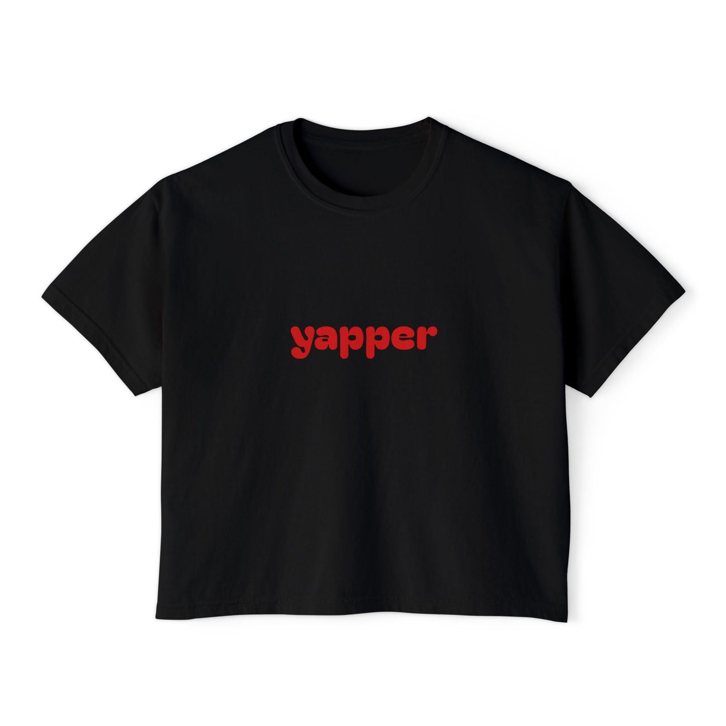 Yapper Retro Logo Women’s Boxy Tee