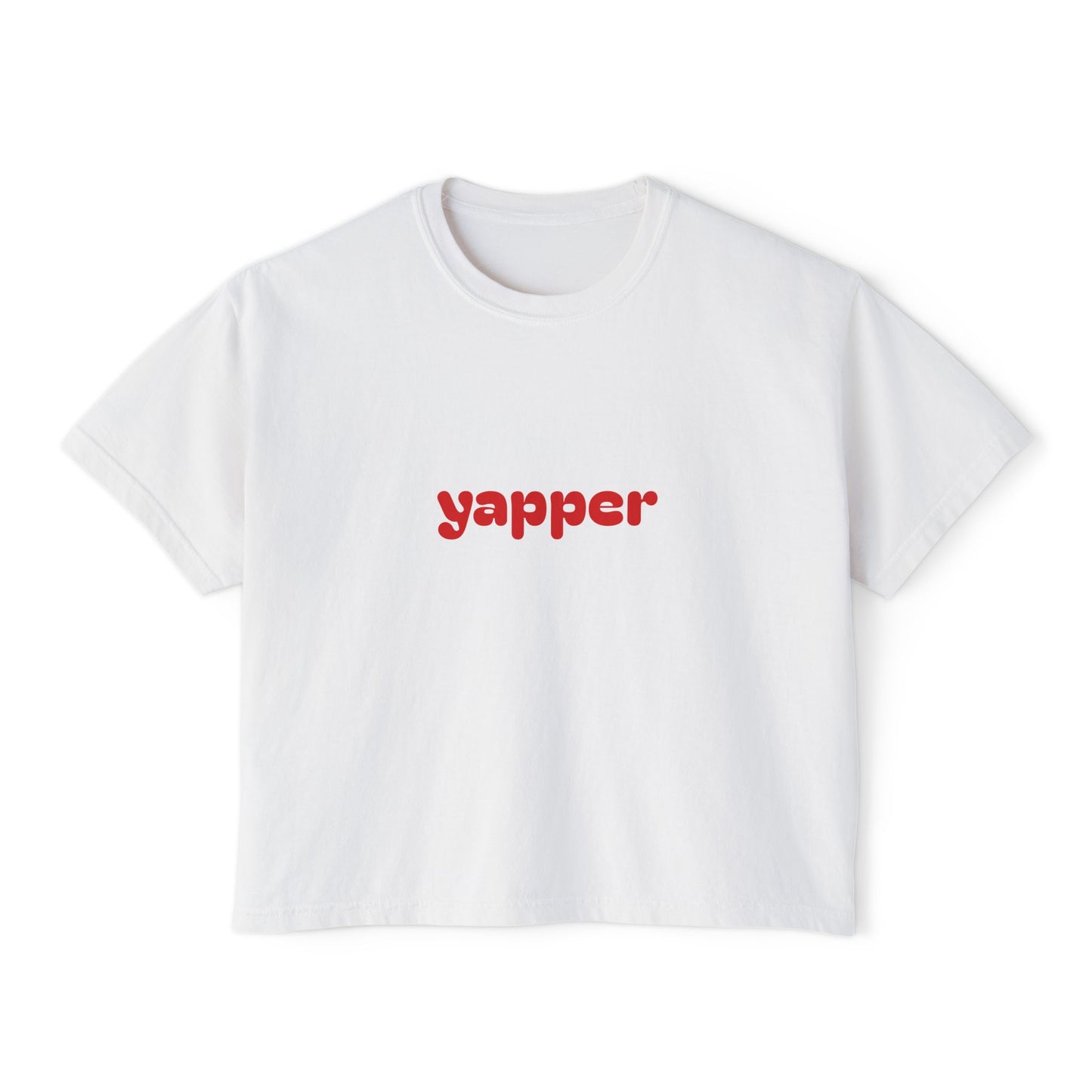 Yapper Retro Logo Women’s Boxy Tee