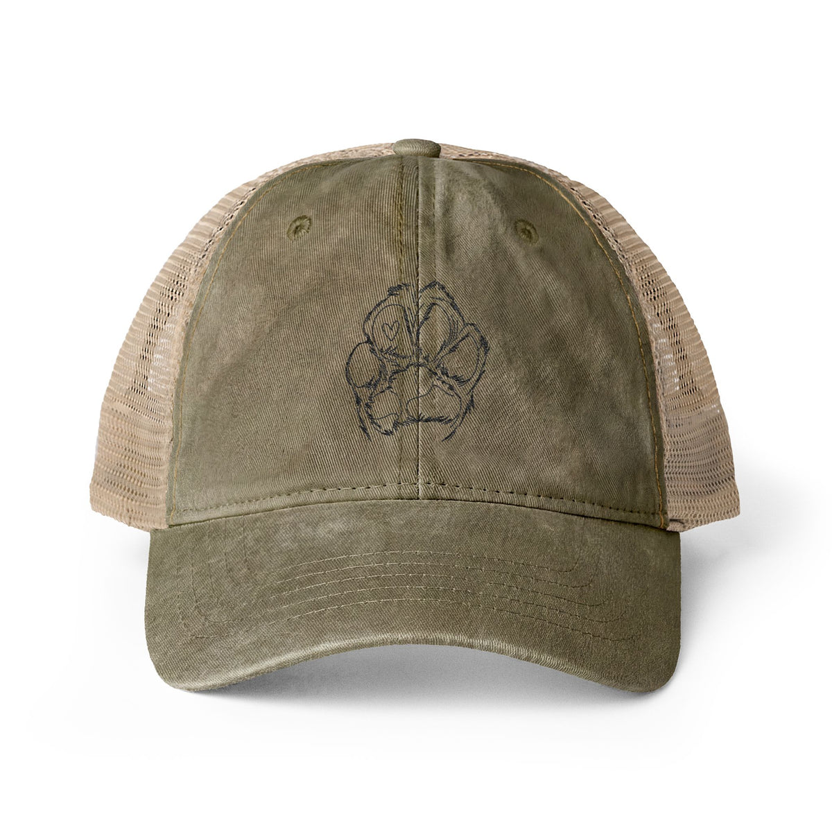 Washed Mesh-Back Cap