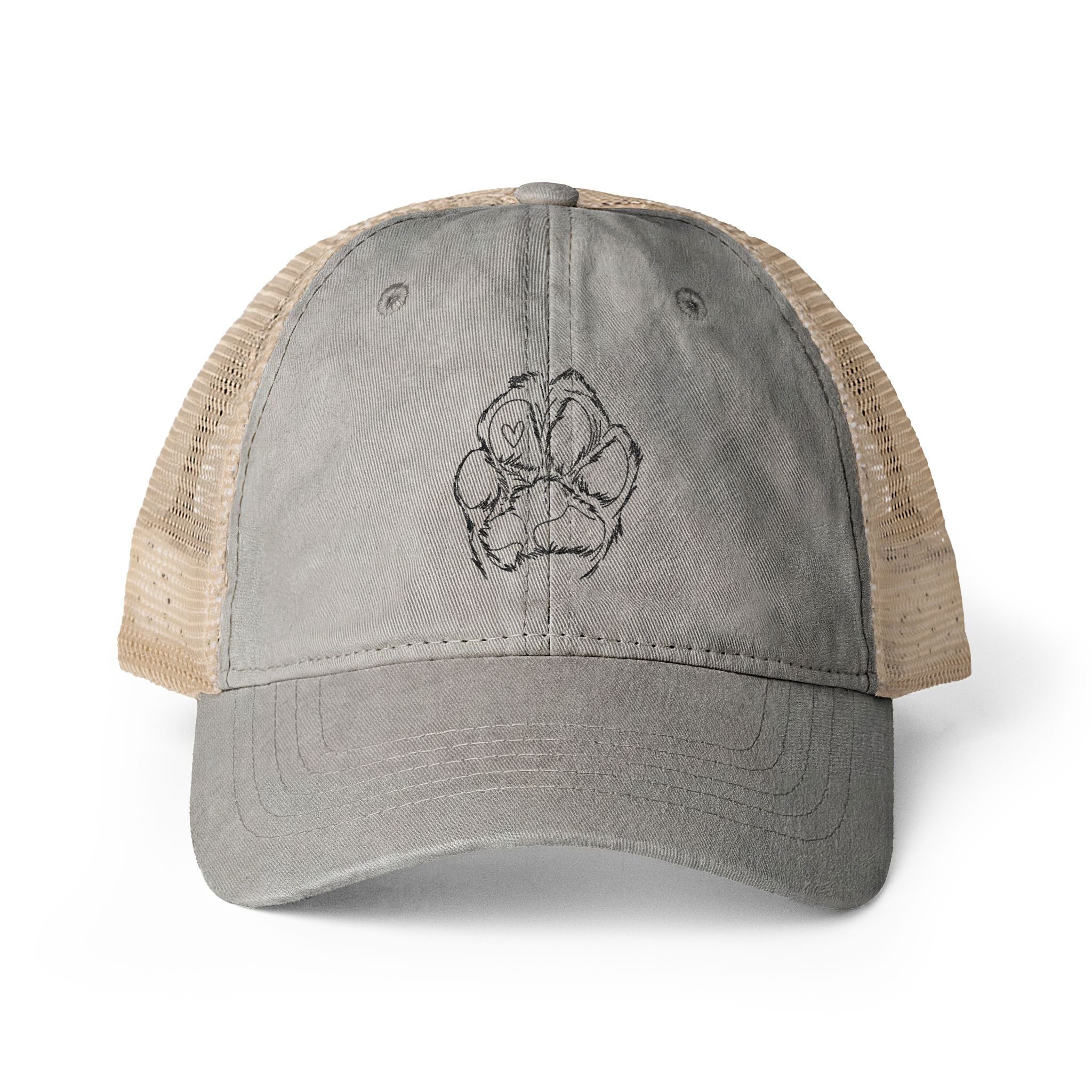 Washed Mesh-Back Cap