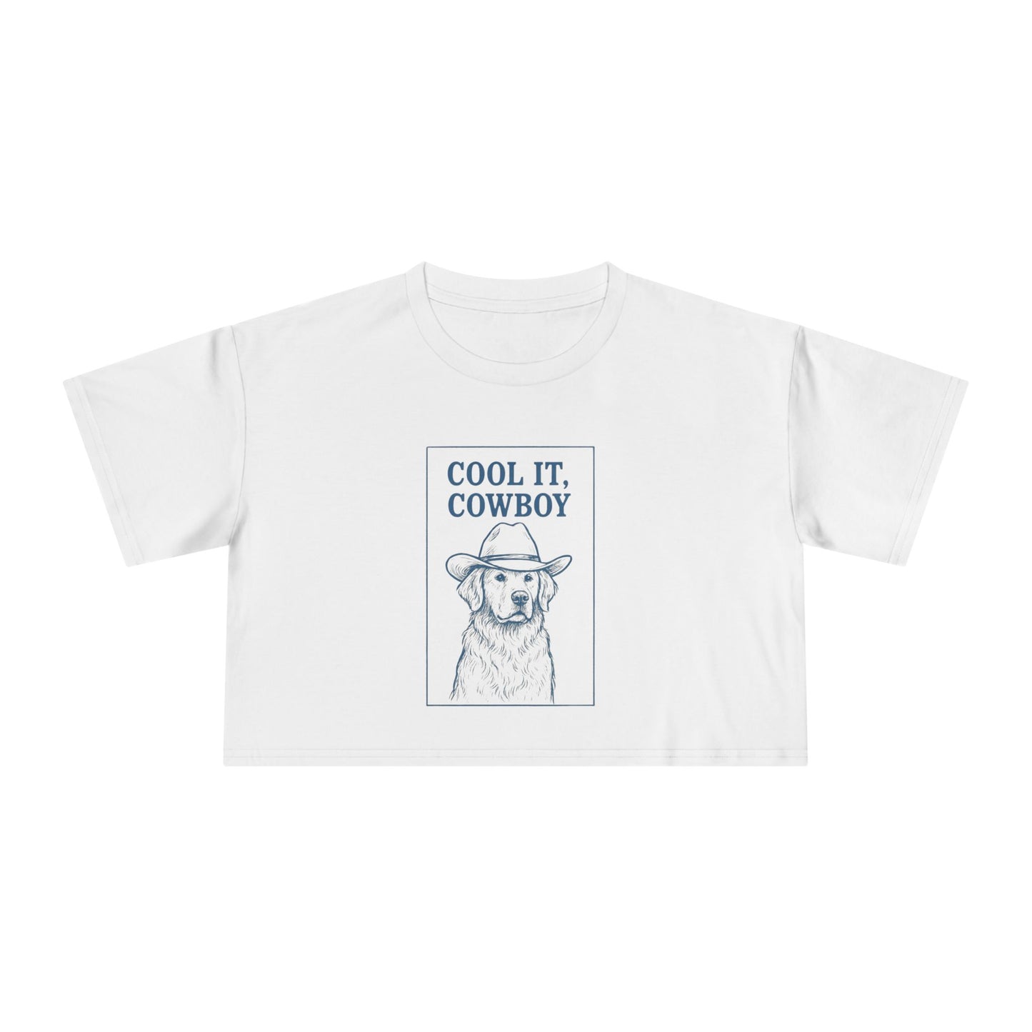 Cool It, Cowboy Crop Tee