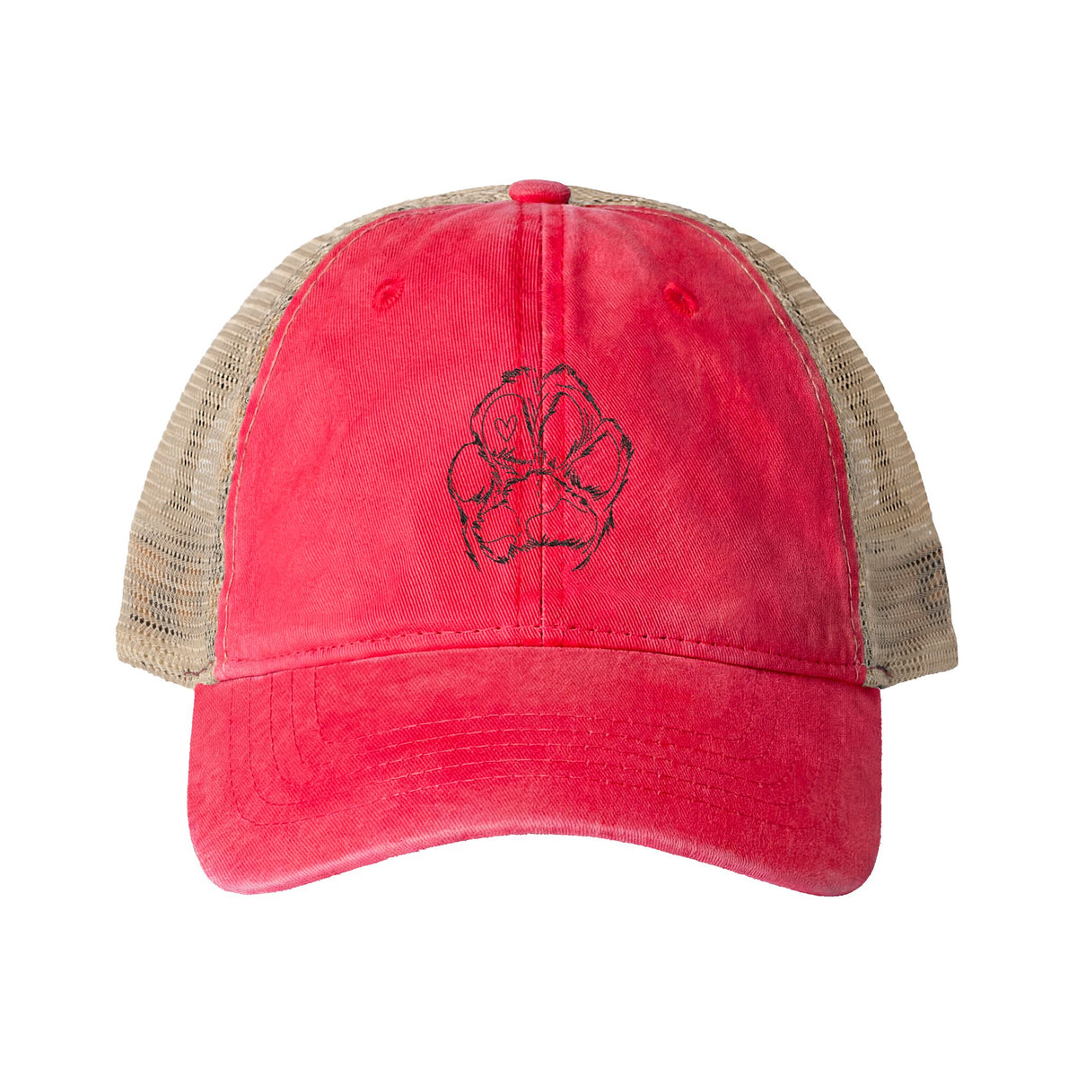 Washed Mesh-Back Cap