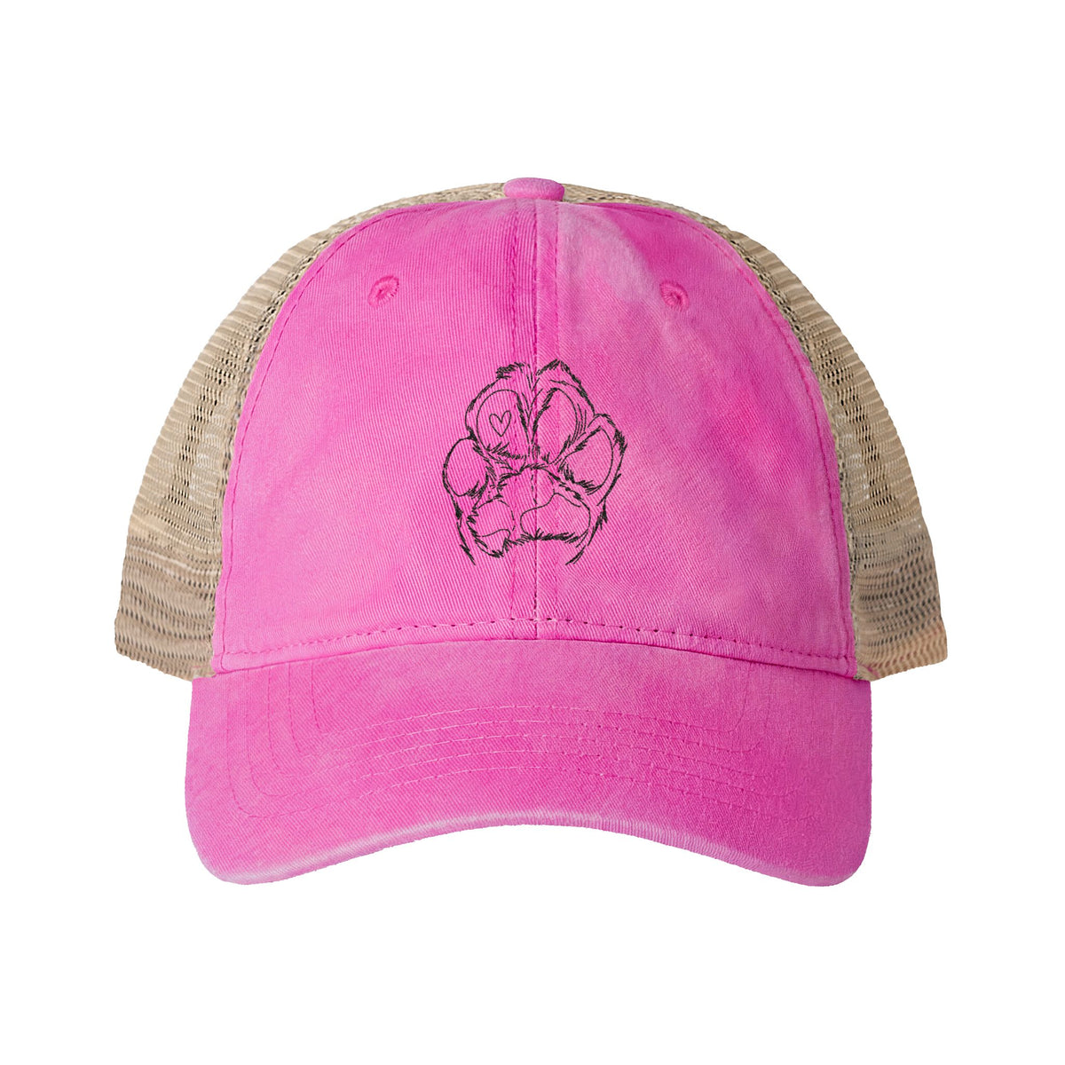 Washed Mesh-Back Cap