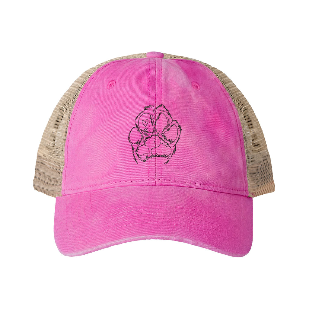 Washed Mesh-Back Cap