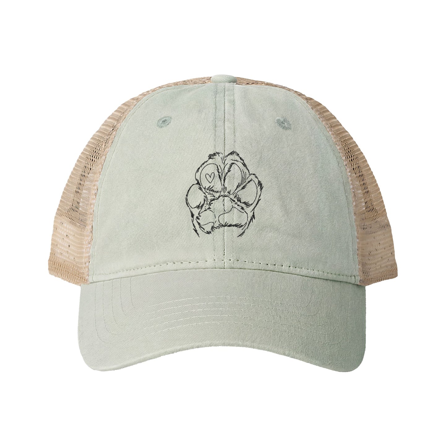Washed Mesh-Back Cap