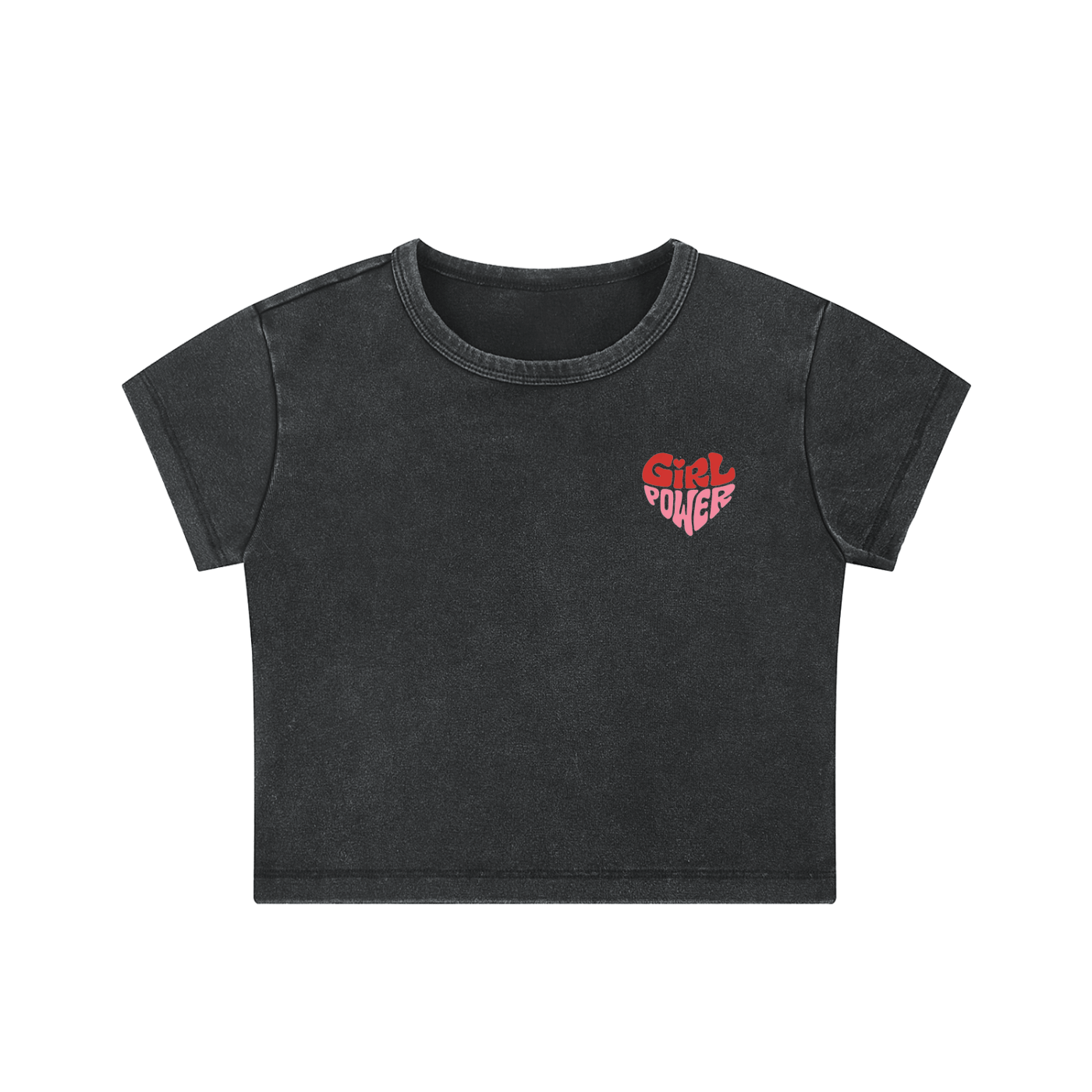 Snow Washed Crop Top