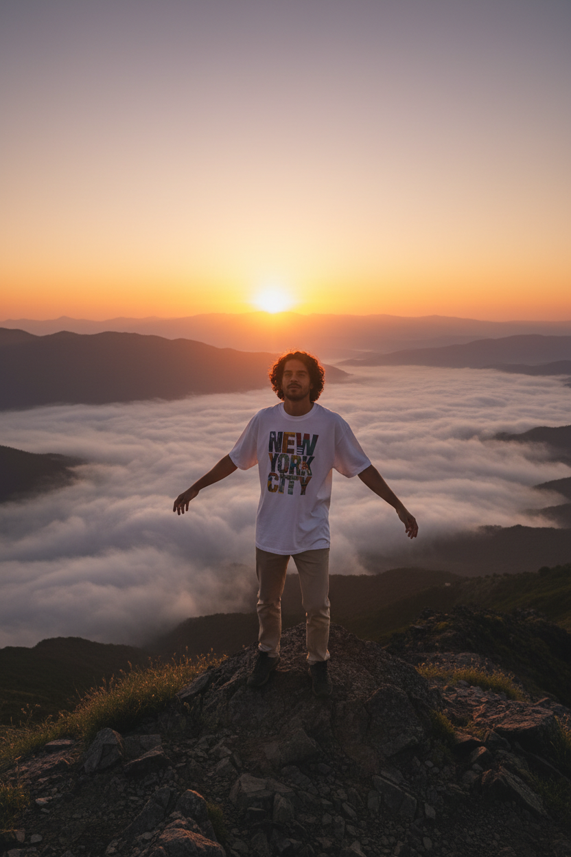 Organic T-Shirt - Dağ