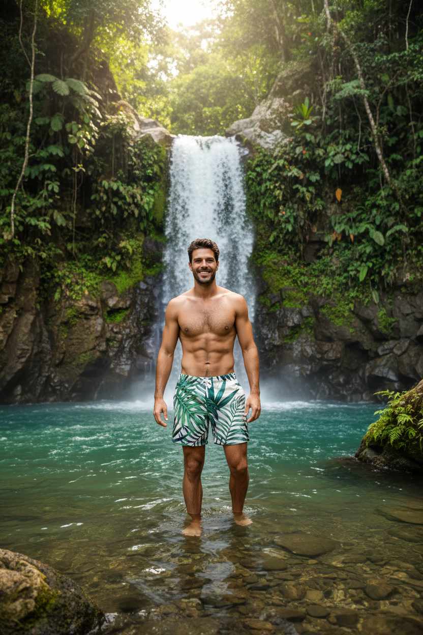 Recycled Swim Trunks - Şelale