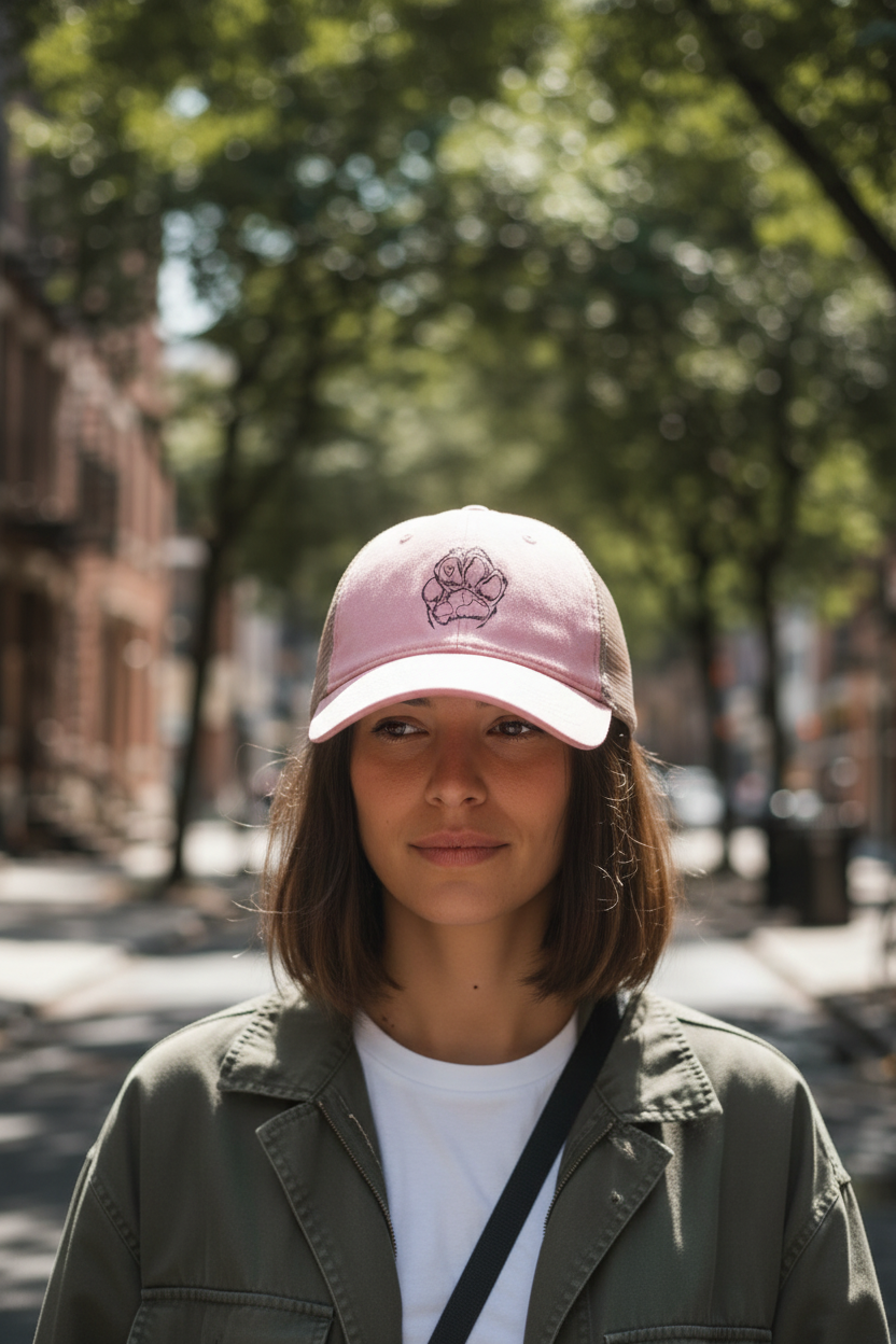 Washed Mesh-Back Cap — Ön Planda